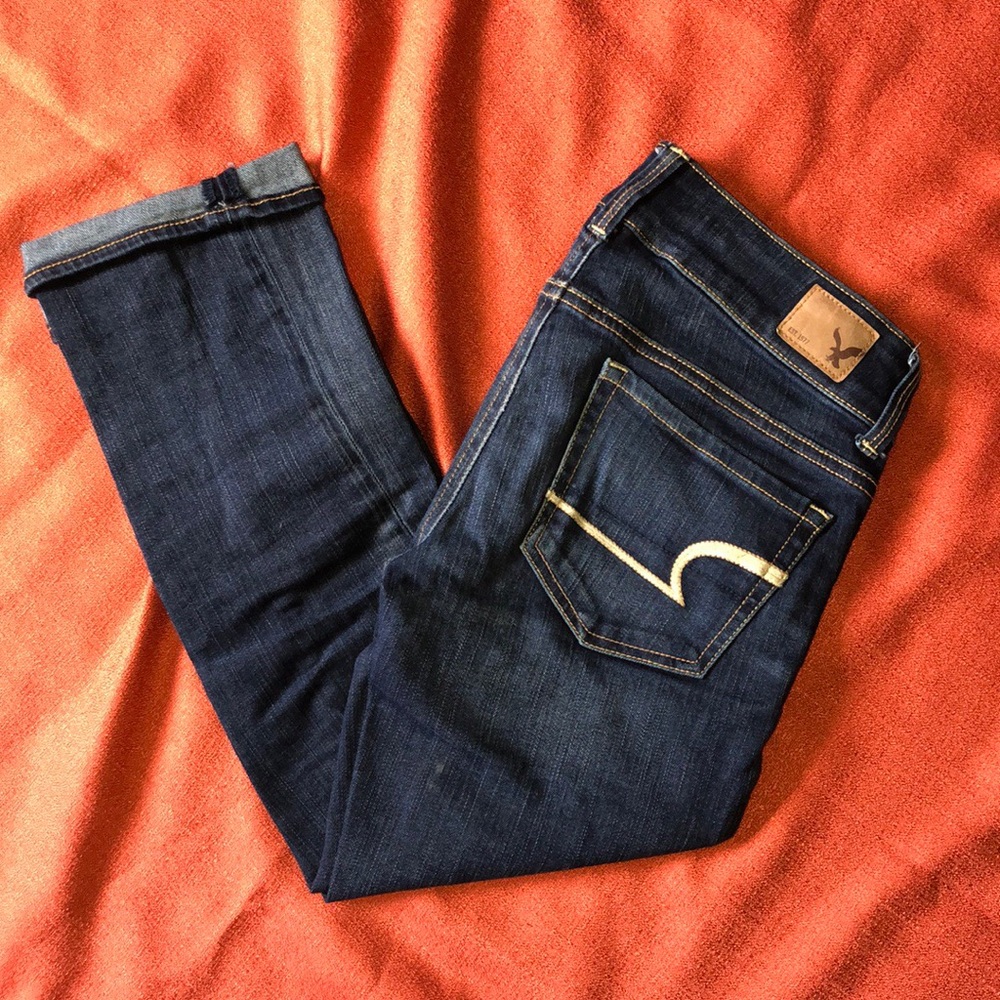 American Eagle crop jean